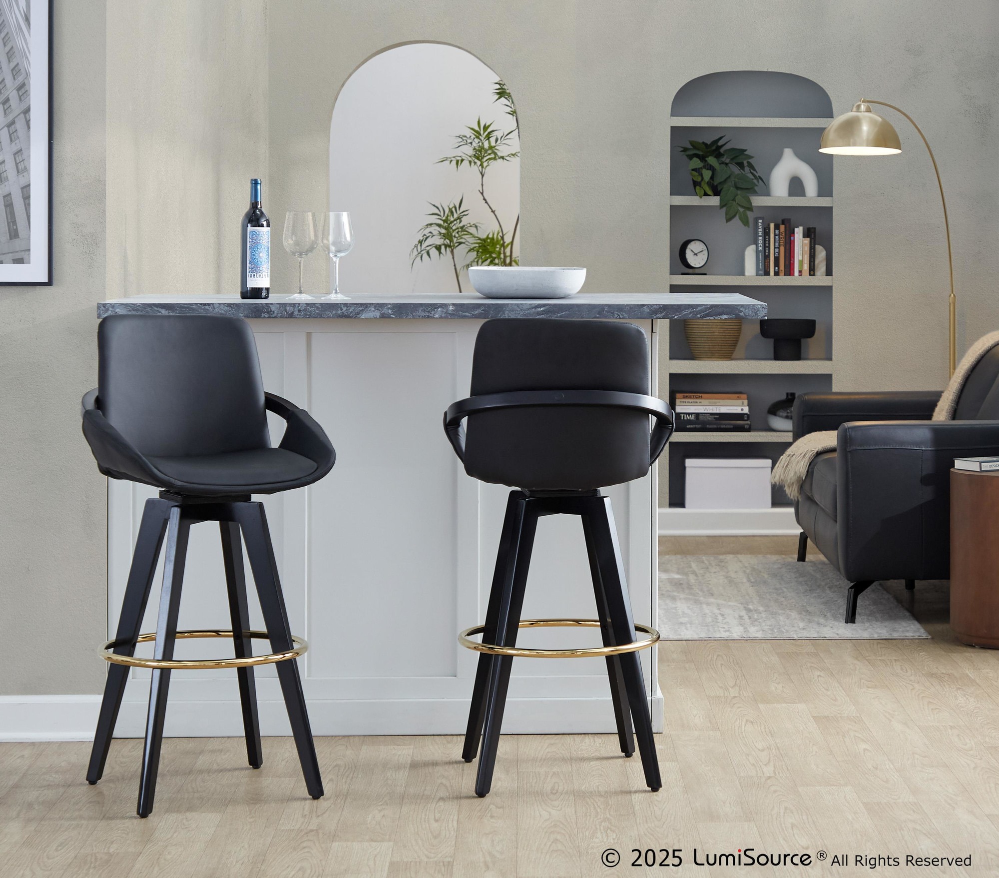 Cosmo 30" Fixed-height Barstool - Set Of 2